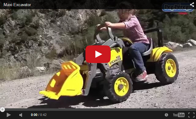 PegPerego - Maxi Excavator pedálos traktor
